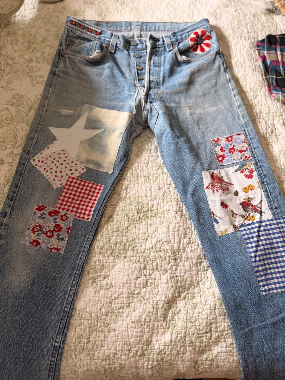 Thrifted Reworked Levi Jeans